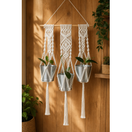 Suspension macramé Riga