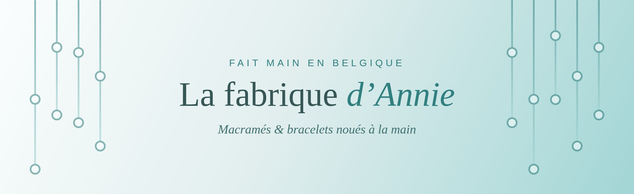 La fabrique d'Annie — macramés et bracelets faits main